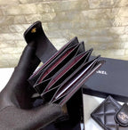 CO-CO Chanel Card Holder With Gold Hardware 10cm