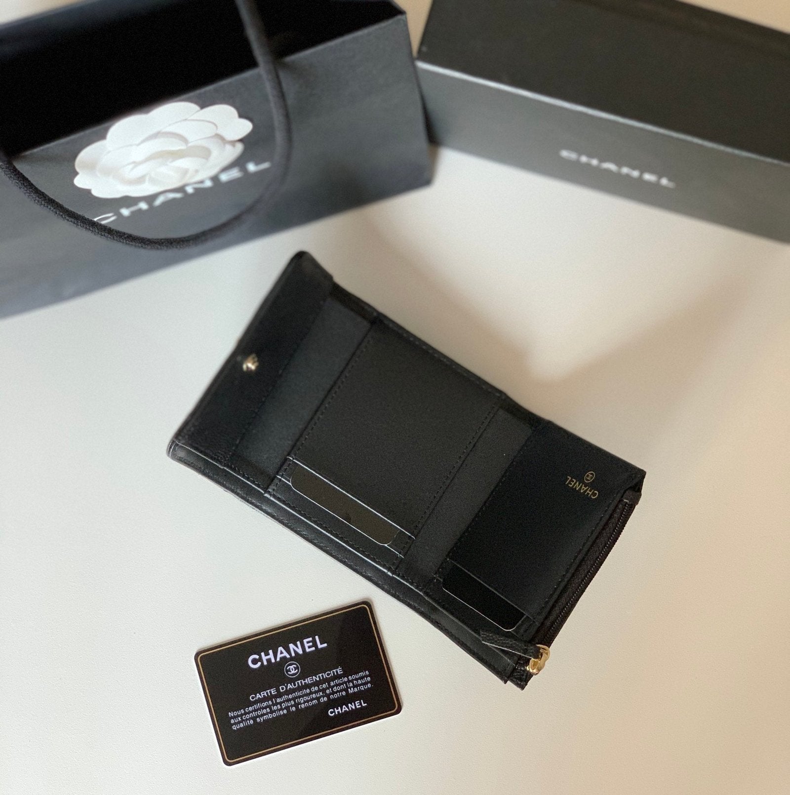 CO-CO Chanel Small Flap Wallet 12cm