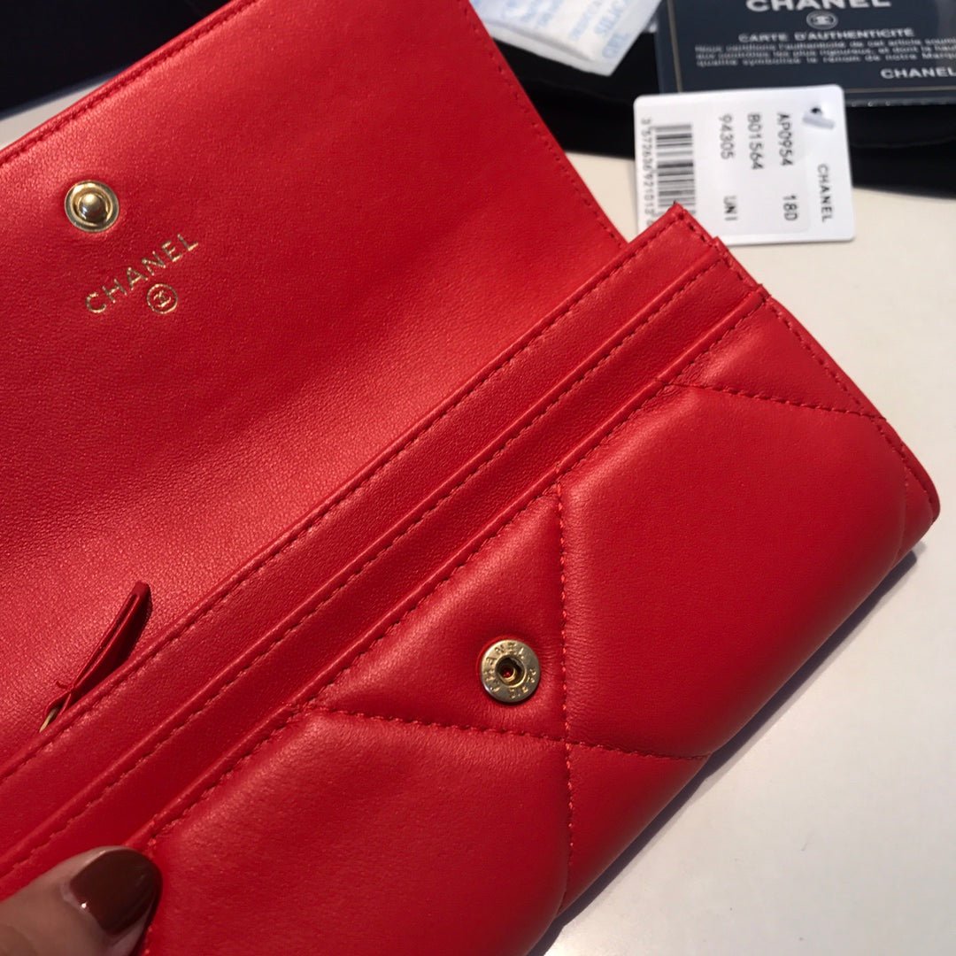 CO-CO Chanel Long Wallet 17cm