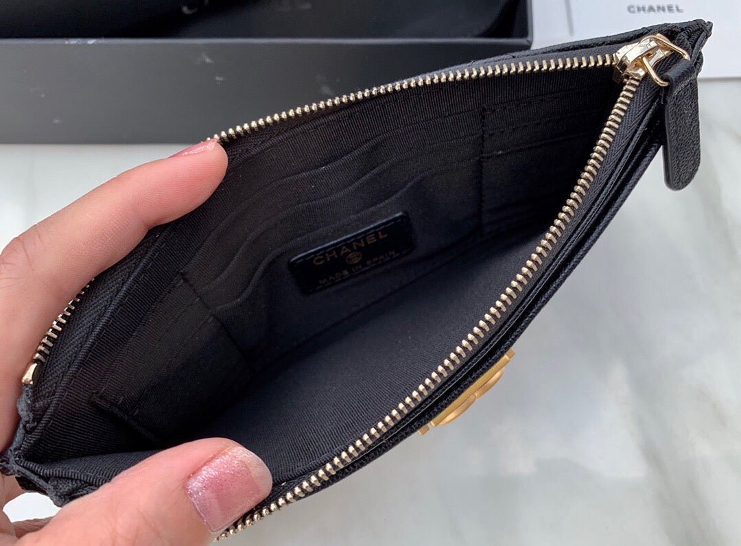 CO-CO Chanel Zipped Wallet 20cm