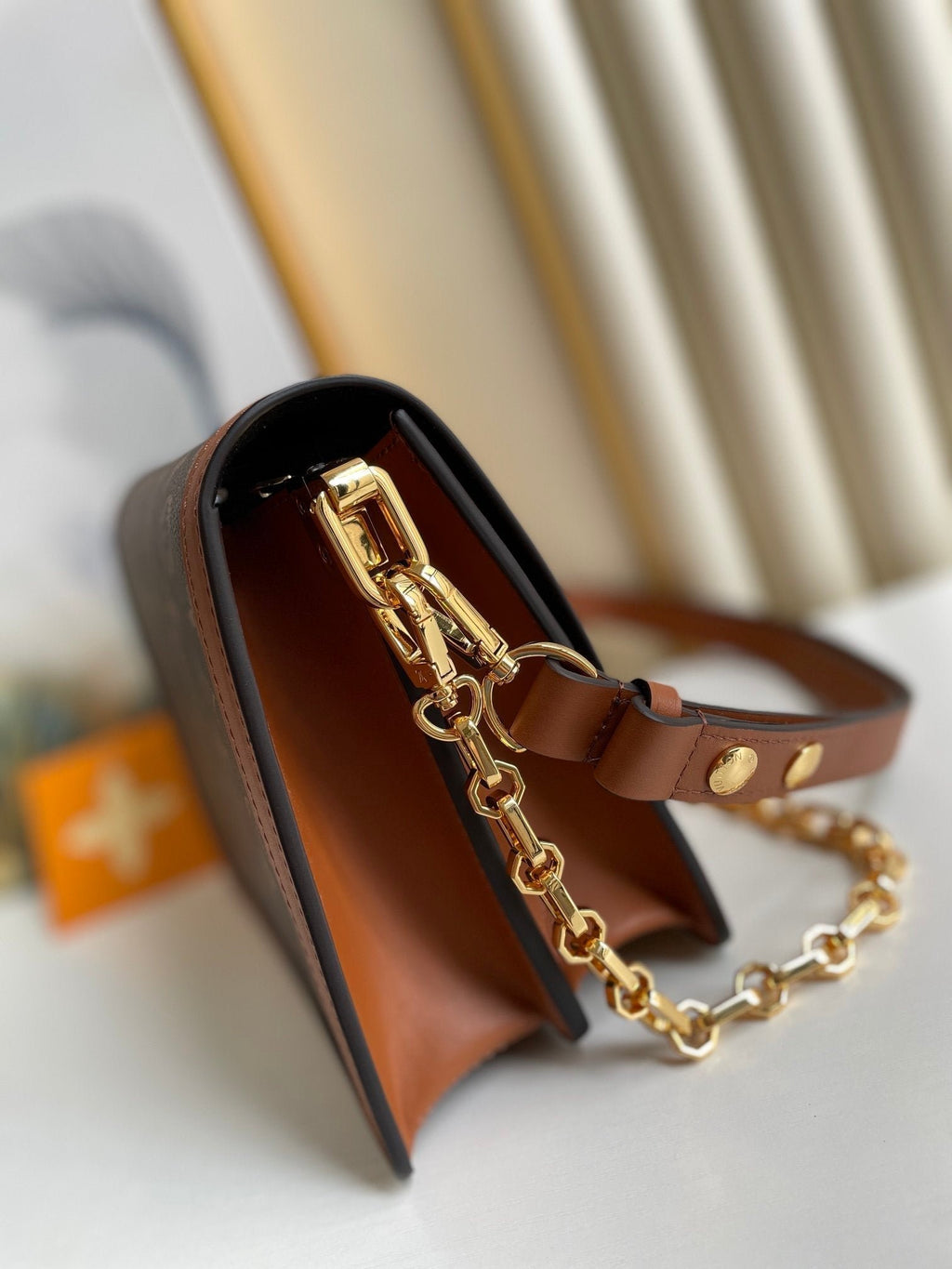 Louis Vuitton Dauphine MM Monogram And Monogram Reverse Canvas By Nicolas Ghesquière For The Cruise Collection, Women’s Handbags, Shoulder Bags 25cm LV M45958