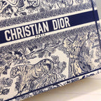 Christian Dior Blue Handle Bag 42cm