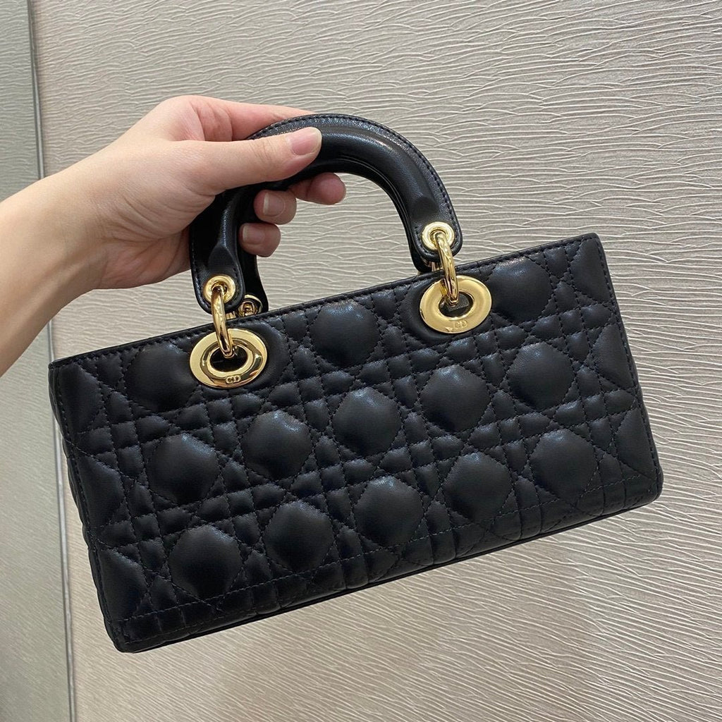 Christian Dior Lady D-Joy Bag 26cm Black