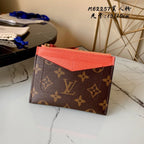 Louis Vuitton Porte-Carte Zippe 13cm Brown