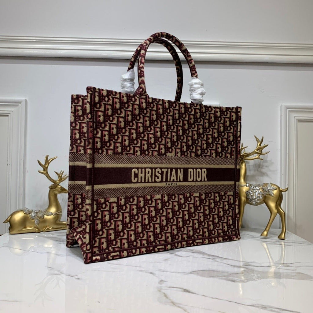 Christian Dior Book Tote 42cm Brown