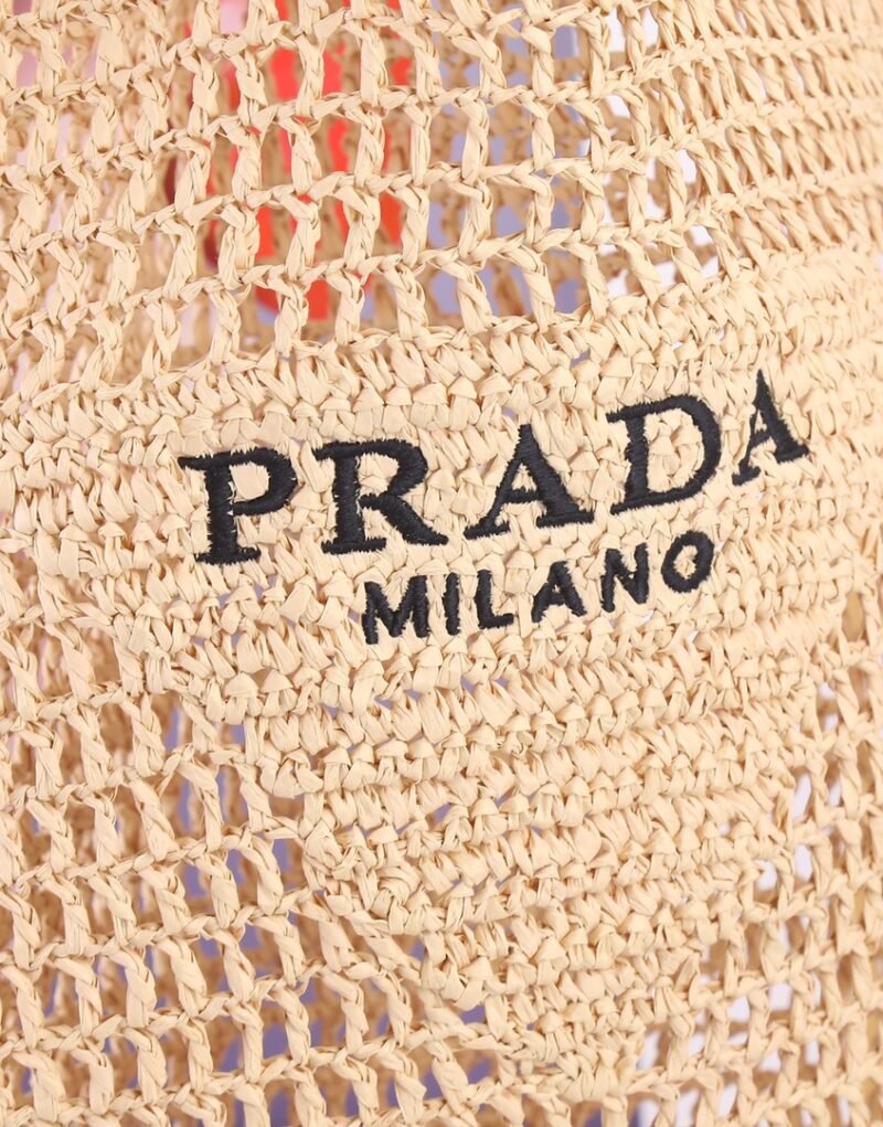 Prada Raffia Tote Bag Beige For Women 1BG424_2A2T_F0018_V_OOO – 20 Inches / 51 Cm