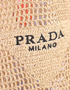 Prada Raffia Tote Bag Beige For Women 1BG424_2A2T_F0018_V_OOO – 20 Inches / 51 Cm