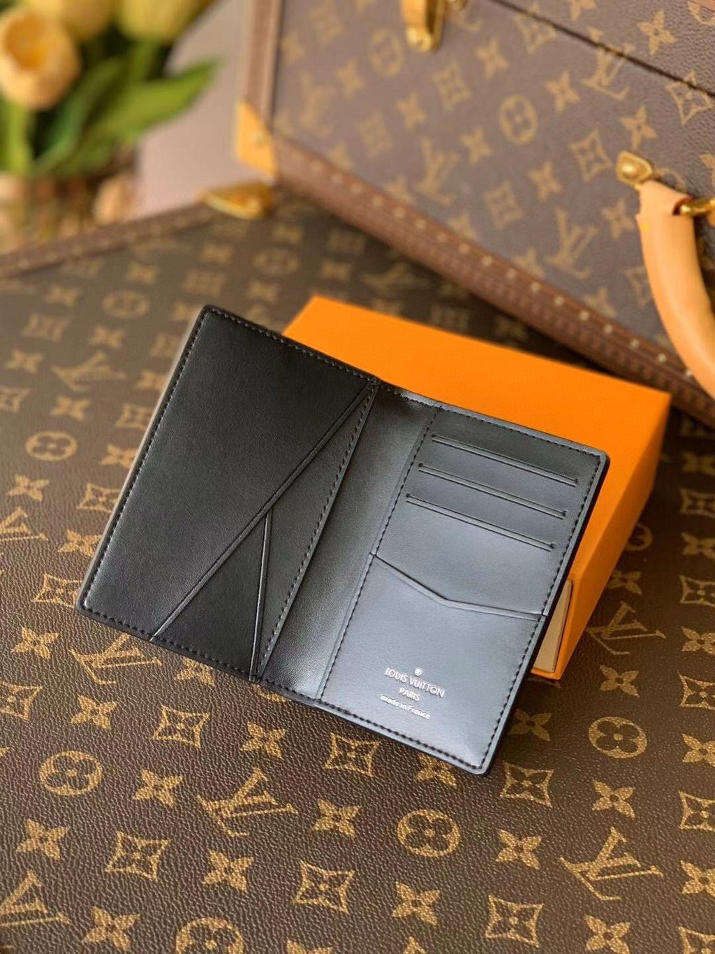 Louis Vuitton Damier Wallet 8cm Blue