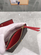 Louis Vuitton Monogram Wallet 12cm Brown