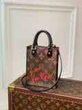 Louis Vuitton x Urs Fischer Petite Sac Plat Bag 17cm Monogram Canvas Spring/Summer 2021 Collection M69442 Brown