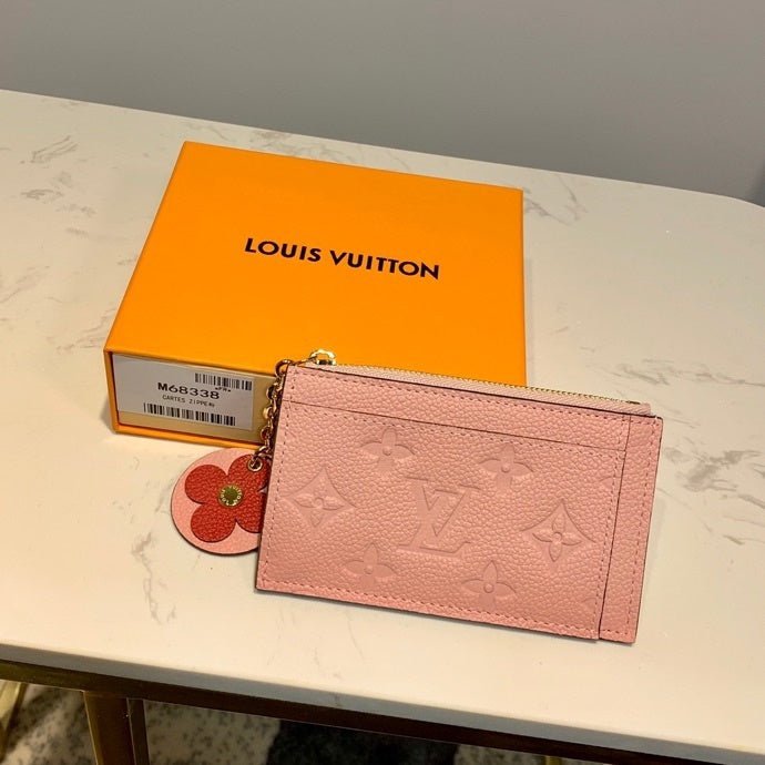 Louis Vuitton Zipped Card Holder 13cm Pink