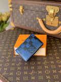 Louis Vuitton Damier Wallet 8cm Blue
