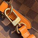Louis Vuitton NeoNoe Bucket Bag MM Damier Azur Canvas Spring/Summer Collection N50042 Orange