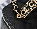 Chanel Small Vanity Bag 17cm Black