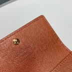 Louis Vuitton Monogram Wallet 10cm Brown