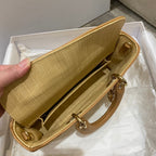 Christian Dior Lady D-Joy Bag 26cm Brown
