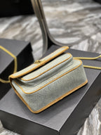 Saint Laurent Niki Mini Chain Bag In Canvas For Women 22cm YSL