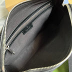 Gucci Shoulder Bag With Interlocking G Black GG Supreme Canvas For Women 9.6in/24.5cm