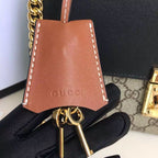 Gucci Padlock Medium GG Shoulder Bag Beige/Ebony Supreme Canvas For Women, Women’s Handbags, Crossbody Bags 12in/30cm