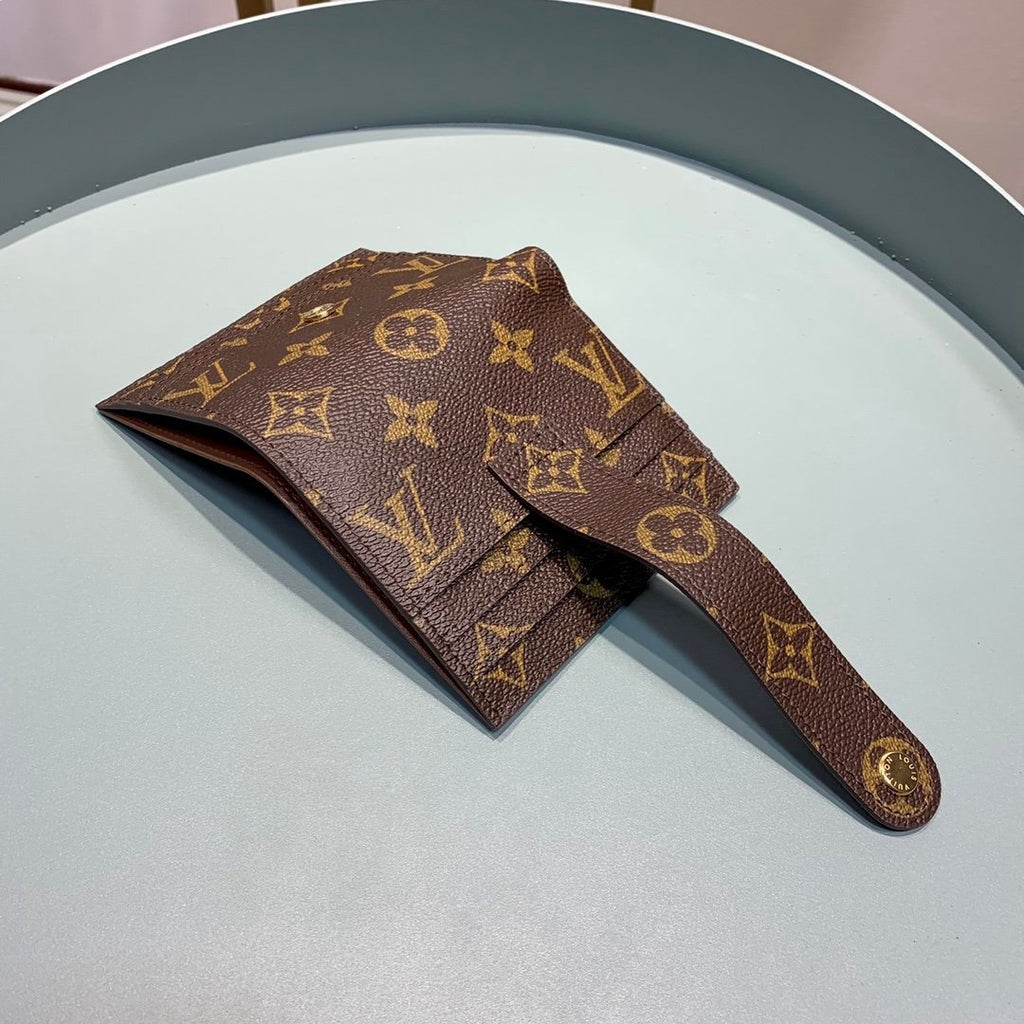 Louis Vuitton Monogram Wallet 12cm Brown