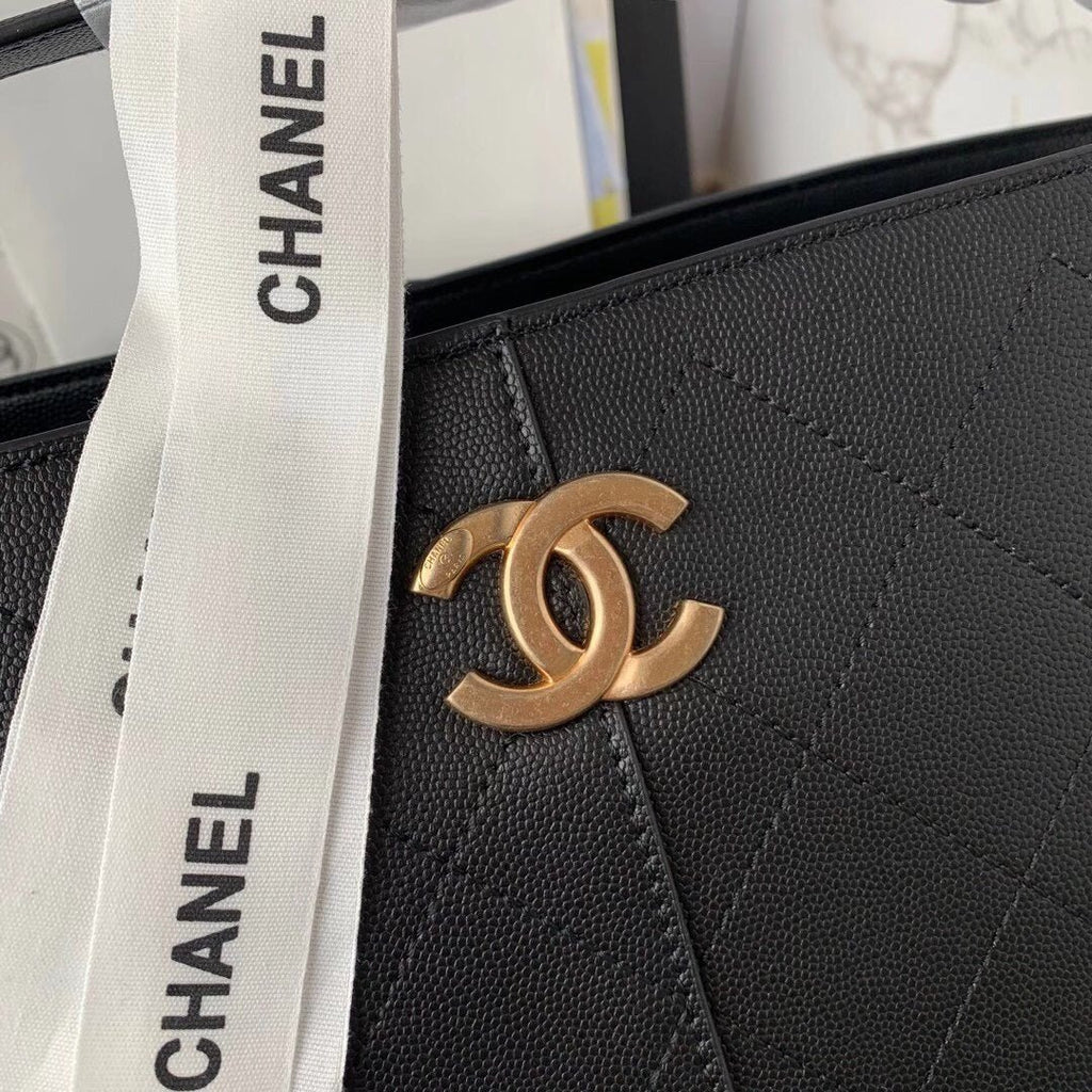 Chanel Small Shopping Bag AS2286 Black
