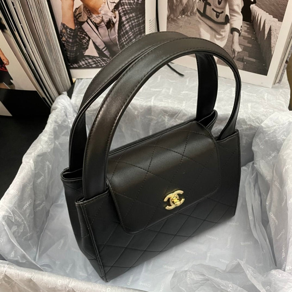 Chanel Co Co Shoulder Flap Bag 29cm Black