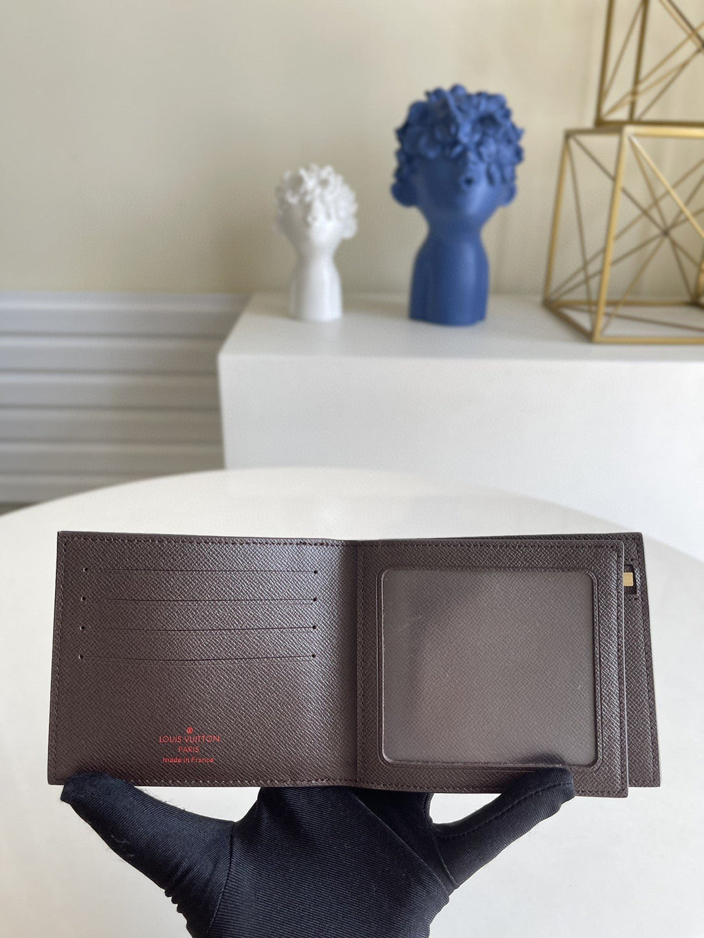 Louis Vuitton Amerigo Wallet 12cm Brown