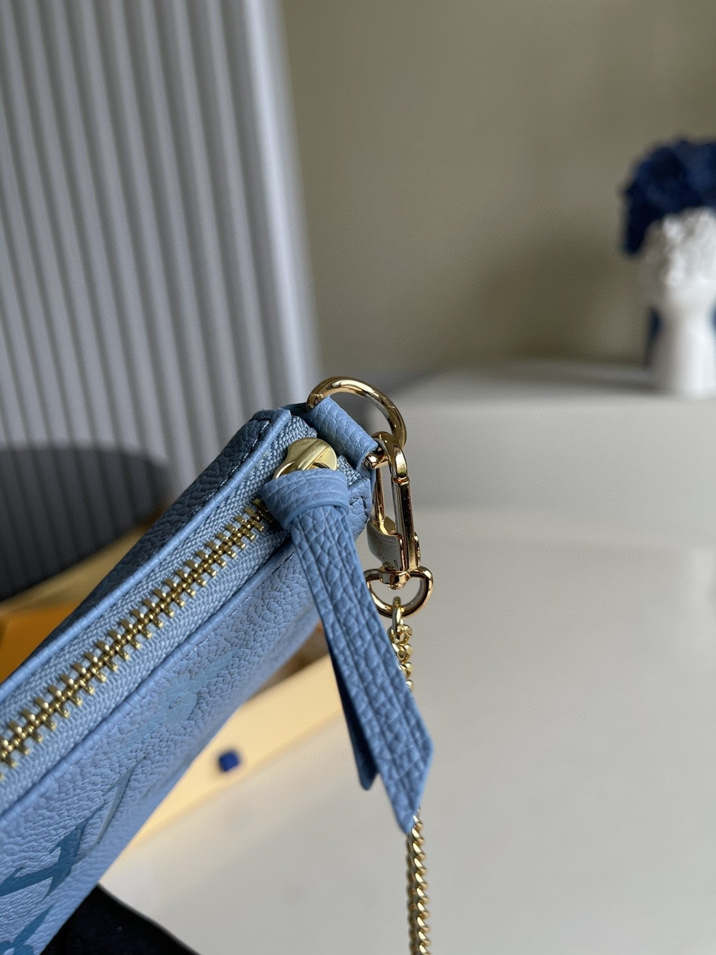 Louis Vuitton Monogram Empreinte Bag 16cm Blue