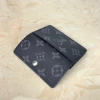 Louis Vuitton Monogram Wallet 18cm Black
