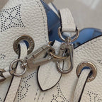Louis Vuitton Bella Bucket Bag 22cm Mahina Calfskin Leather Spring/Summer Collection M57855 Light Blue