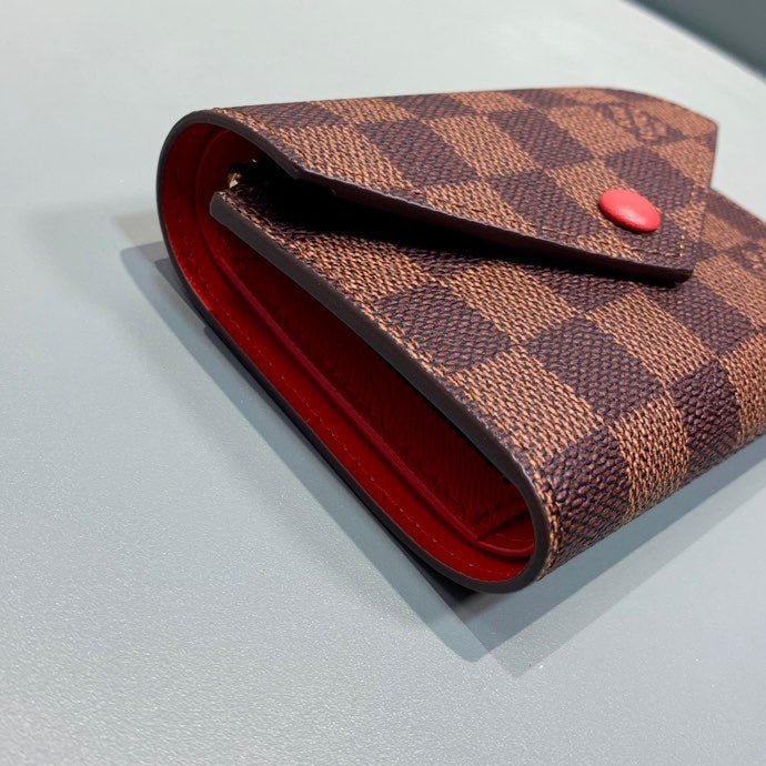Louis Vuitton Damier Wallet 12cm Brown