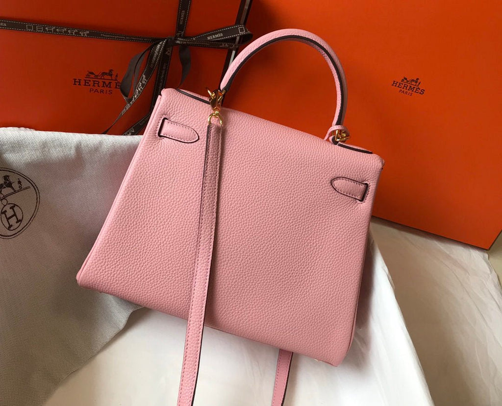 Hermes Kelly 28cm Bubblegum Pink Togo Bag For Women, Women’s Handbags, Shoulder Bags 11in/28cm