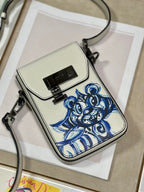 Christian Dior D-Bubble Bucket Bag 19cm White