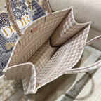 Christina Dior Book Tote Bag 42 cm Pastel