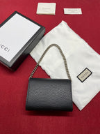Black Super Mini Dionysus Black Chain Bag 11cm