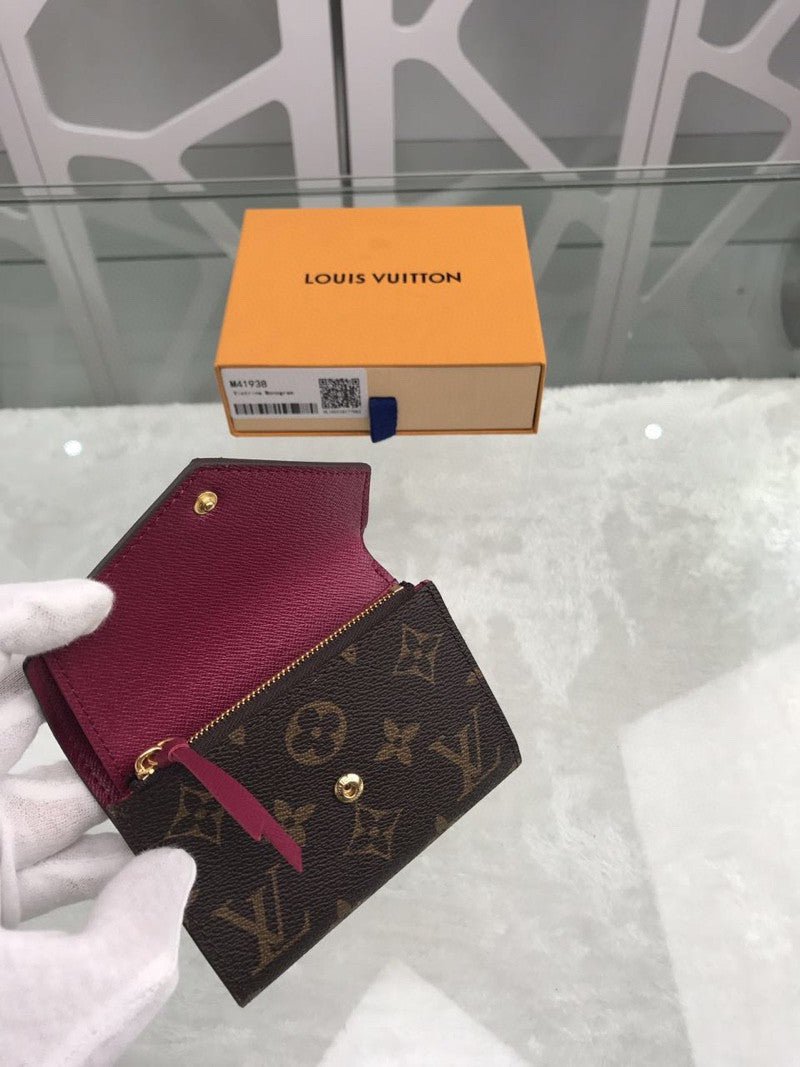 Louis Vuitton Monogram Wallet 12cm Brown