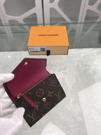 Louis Vuitton Monogram Wallet 12cm Brown