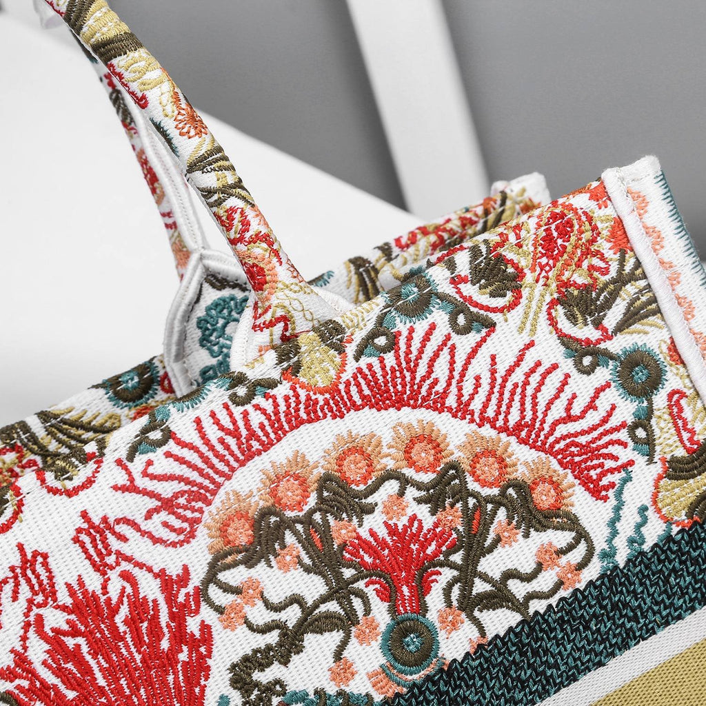 Christian Dior Multicolor Handle Bag 37cm