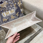 Christina Dior Book Tote Bag 42cm Light Pink