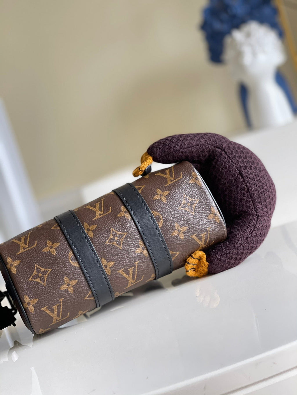 Louis Vuitton Keepall Nano Handle Bag 21cm Brown