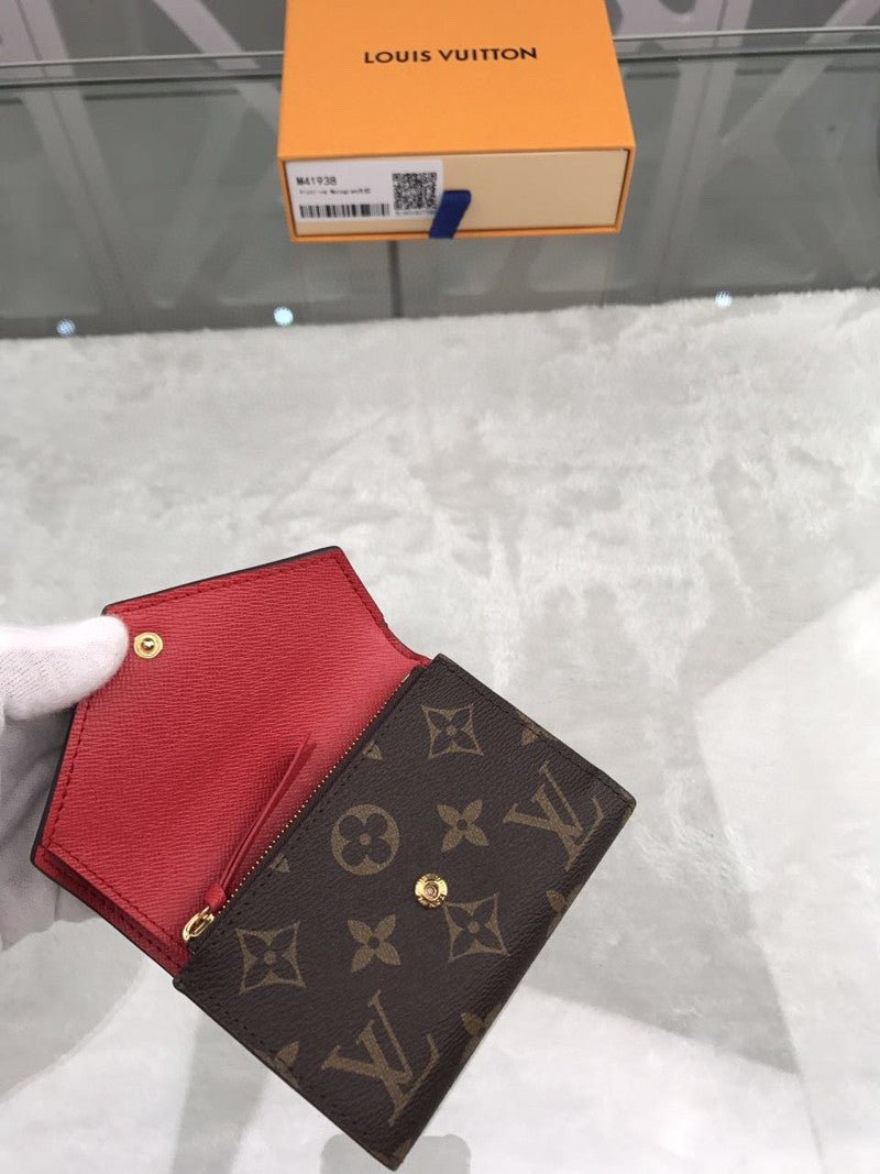 Louis Vuitton Monogram Wallet 12cm Brown