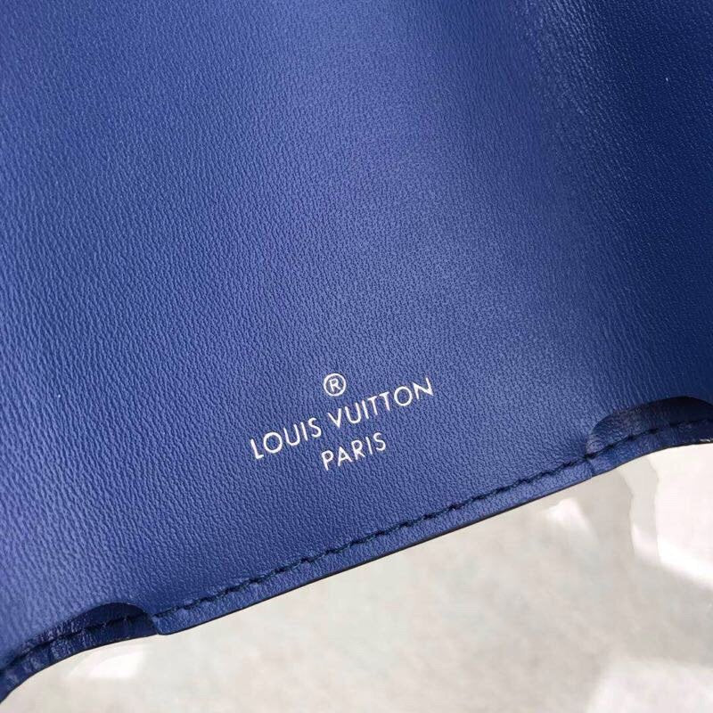 Louis Vuitton Monogram Wallet 10cm Blue