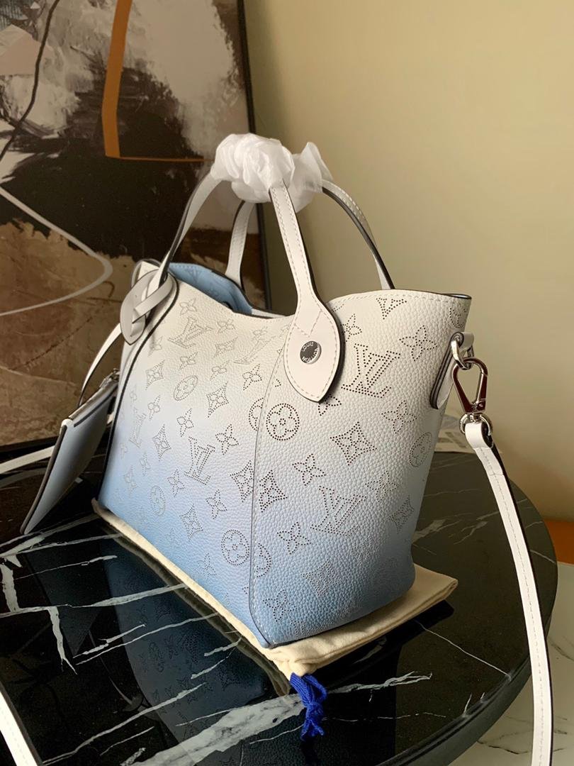 Louis Vuitton Handle Bags 23cm White-Blue