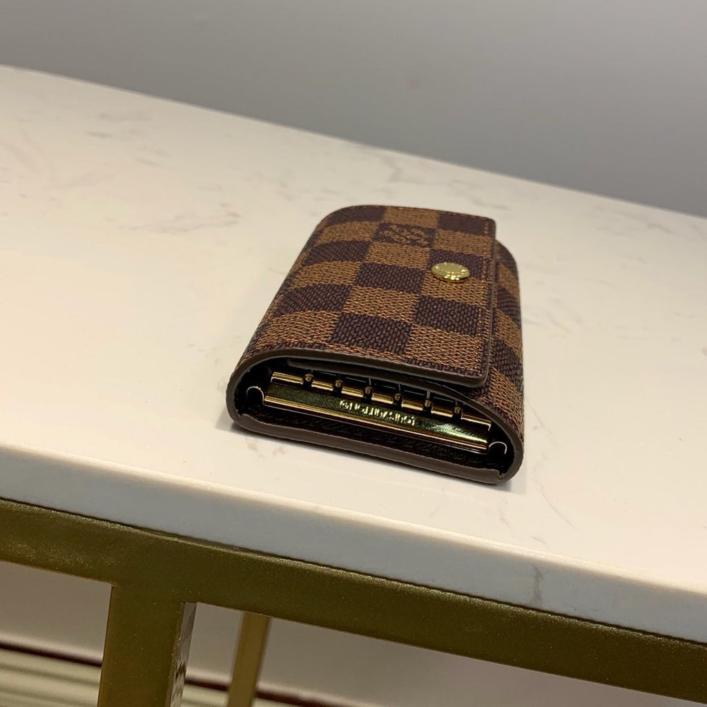Louis Vuitton Damier Wallet 10cm Brown
