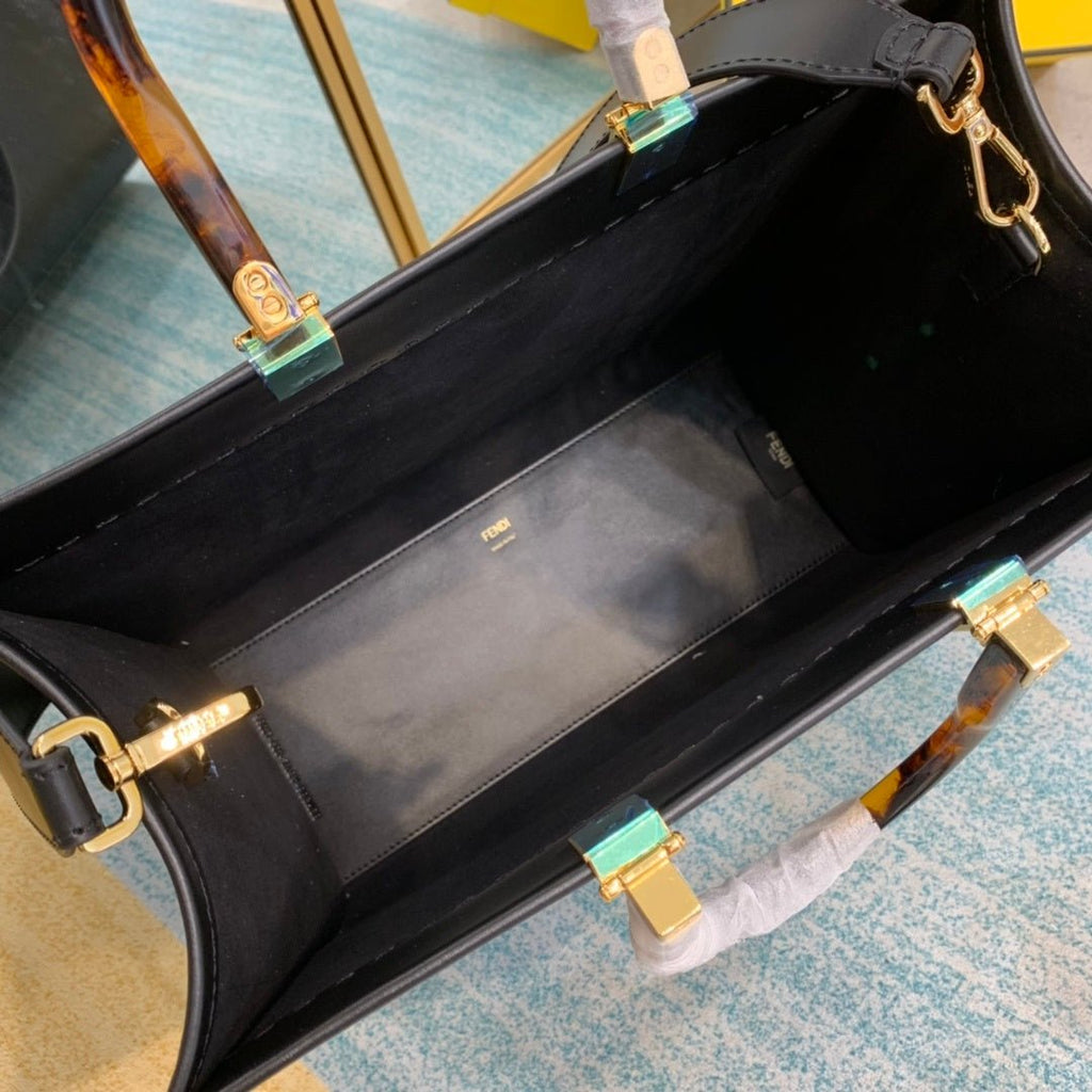 Fendi Sunshine Handle Bag 36cm Black