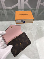 Louis Vuitton Monogram Wallet 12cm Brown