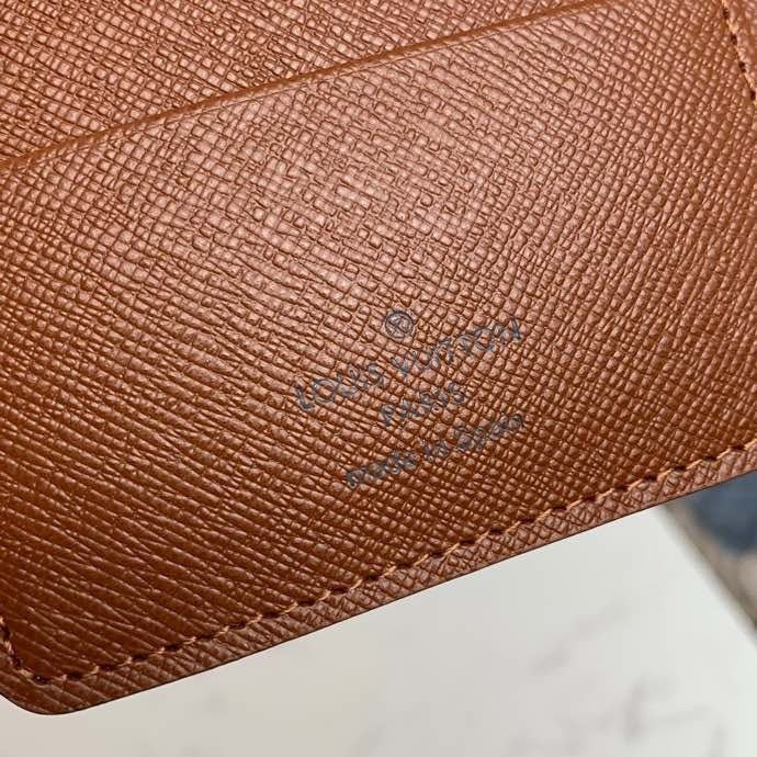 Louis Vuitton Monogram Wallet 14cm Brown