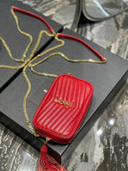 Saint Laurent Lou Mini Bag With Gold Hardware 18cm