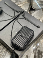 Saint Laurent Lou Mini Bag With Black Hardware 18cm