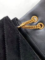 Saint Laurent Loulou Small Chain Bag With Gold Hardware 25cm